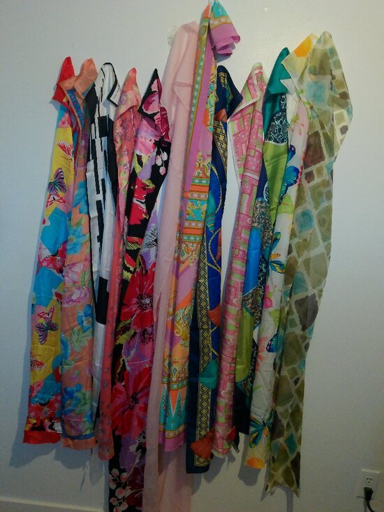 Accessories - Twelve Scarfs Long Thin